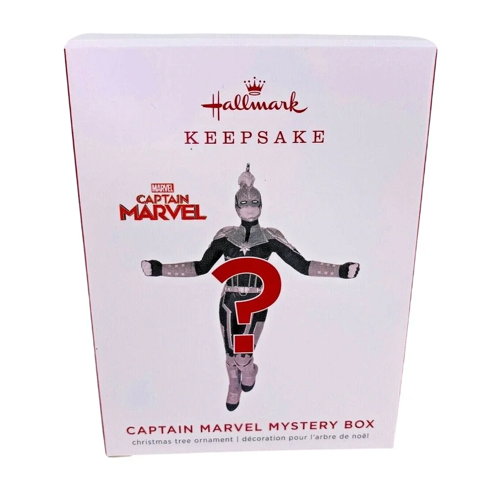 Hallmark Captain Marvel Blue-Green Keepsake Mystery Ornament Teal 2019 NEW